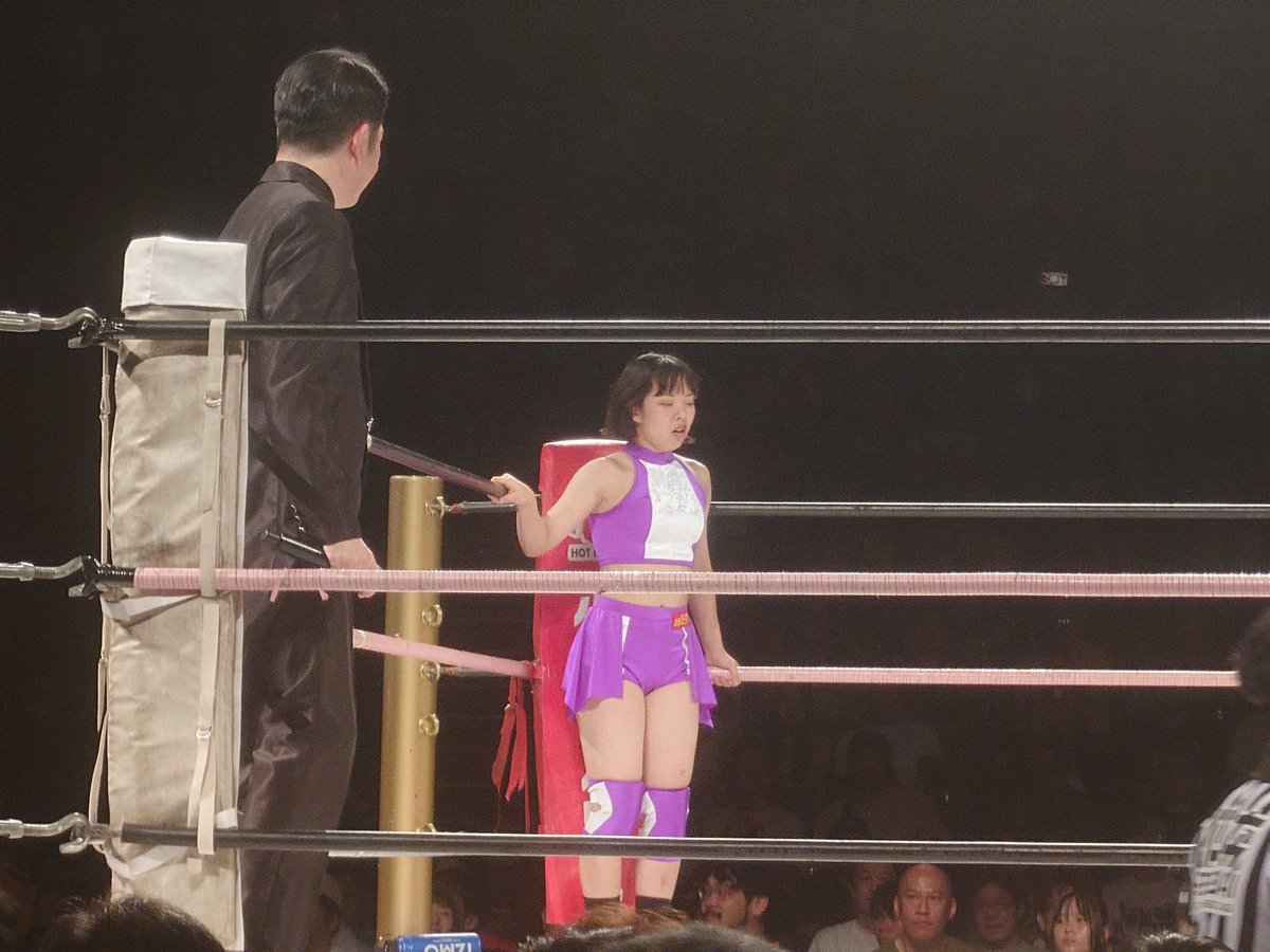 a_gato302's tweet photo. 2026.7.12　仙女ゼビオアリーナ
高野玲菜デビュー戦
大舞台のほとんどの観客を味方に付けた新人を初めて観た。
前途洋々のデビューでした。
この娘は持っている、これからもがんばれ。

#SENJO
#高野玲菜 https://t.co/fa11DfErc5