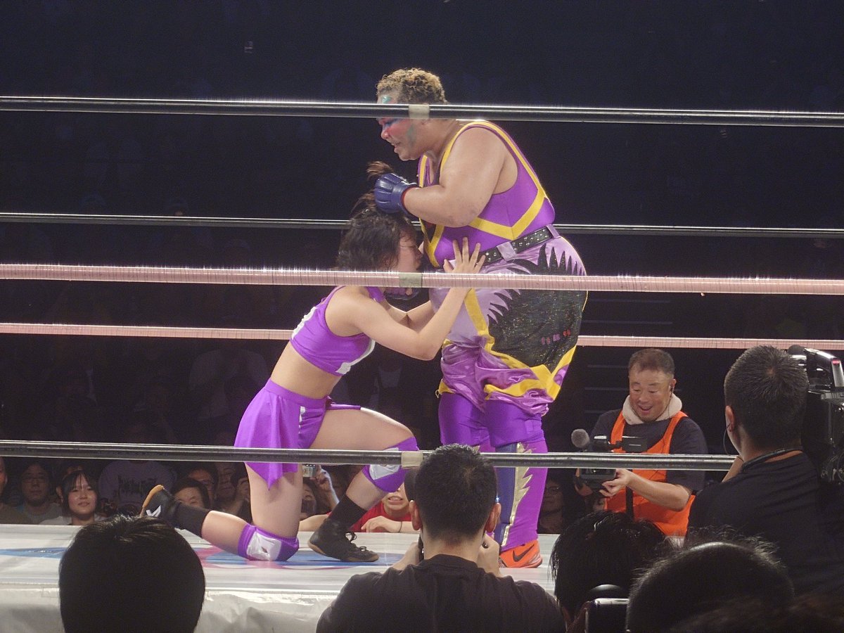 a_gato302's tweet photo. 2026.7.12　仙女ゼビオアリーナ
高野玲菜デビュー戦
大舞台のほとんどの観客を味方に付けた新人を初めて観た。
前途洋々のデビューでした。
この娘は持っている、これからもがんばれ。

#SENJO
#高野玲菜 https://t.co/fa11DfErc5
