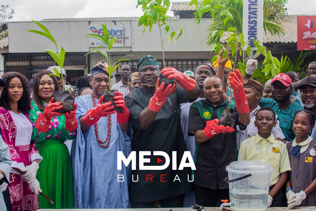 AMUWOODOFINLGA1's tweet photo. AMUWO-ODOFIN JOINS LAGOS STATE TREE PLANTING CAMPAIGN, REAFFIRMS COMMITMENT TO A GREENER ENVIRONMENT

The Executive Chairman of Amuwo-Odofin Local Government, Prince Lanre Sanusi, has reaffirmed his administration’s commitment to environmental sustainability as the Council joined the Lagos State Tree Planting Day exercise held at 31 Road, Festac Town, under the theme, “Tree Planting: Our City, Our Responsibility.”

Speaking at the event, the Chairman described environmental protection as a shared responsibility, urging residents to embrace tree planting as a continuous culture rather than a one-day activity. He noted that planting and nurturing trees remains one of the most effective ways to improve air quality, reduce flooding, combat climate change, and create a healthier environment for present and future generations.

In his welcome address, the Head of the Department of Environment, Sanitarian Moshood Olusegun, highlighted the importance of trees in beautifying communities, improving public health, and promoting environmental sustainability. He also commended the Executive Chairman for his steadfast support for initiatives that protect and preserve the environment.

Representing the Lagos State Governor, the Director of Administration and Human Resources, Mr. Soyemi Olujimi Oyewale, described trees as one of nature’s greatest gifts, noting their role in combating climate change, reducing flooding, preserving biodiversity, improving air quality, and providing shade. He called on residents, schools, religious institutions, market associations, youth groups, and corporate organisations to make tree planting a continuous civic responsibility.

Reinforcing the message, the Chairman of the Community Development Committee (CDC), Mr. Onilewura Waidu, stressed that planting a tree is only the beginning. He emphasised the need for proper care and maintenance to ensure every tree planted grows to maturity and delivers lasting environmental benefits.

His Royal Majesty, Oba Mobadenle Obalade Oyekan, the Onilado of Ilado and Inagbe Kingdom, commended the initiative as a commendable step towards environmental conservation and encouraged residents to actively support the programme by planting and nurturing trees within their communities.

Delivering the vote of thanks, the Supervisor for Environment, Hon. Ibrahim Balogun, appreciated all guests and participants for their support and commended the Executive Chairman’s visionary leadership in advancing a cleaner, greener, and more climate-resilient Amuwo-Odofin.

The event culminated in the symbolic planting of trees by government officials, traditional rulers, community leaders, pupils of Morale Ville Academy, and other stakeholders, reaffirming a collective commitment to safeguarding the environment and building a more sustainable future for Amuwo-Odofin.

Signed:
Josephine Owuye
Supervisor for Public Affairs & ICT
Amuwo-Odofin Local Government