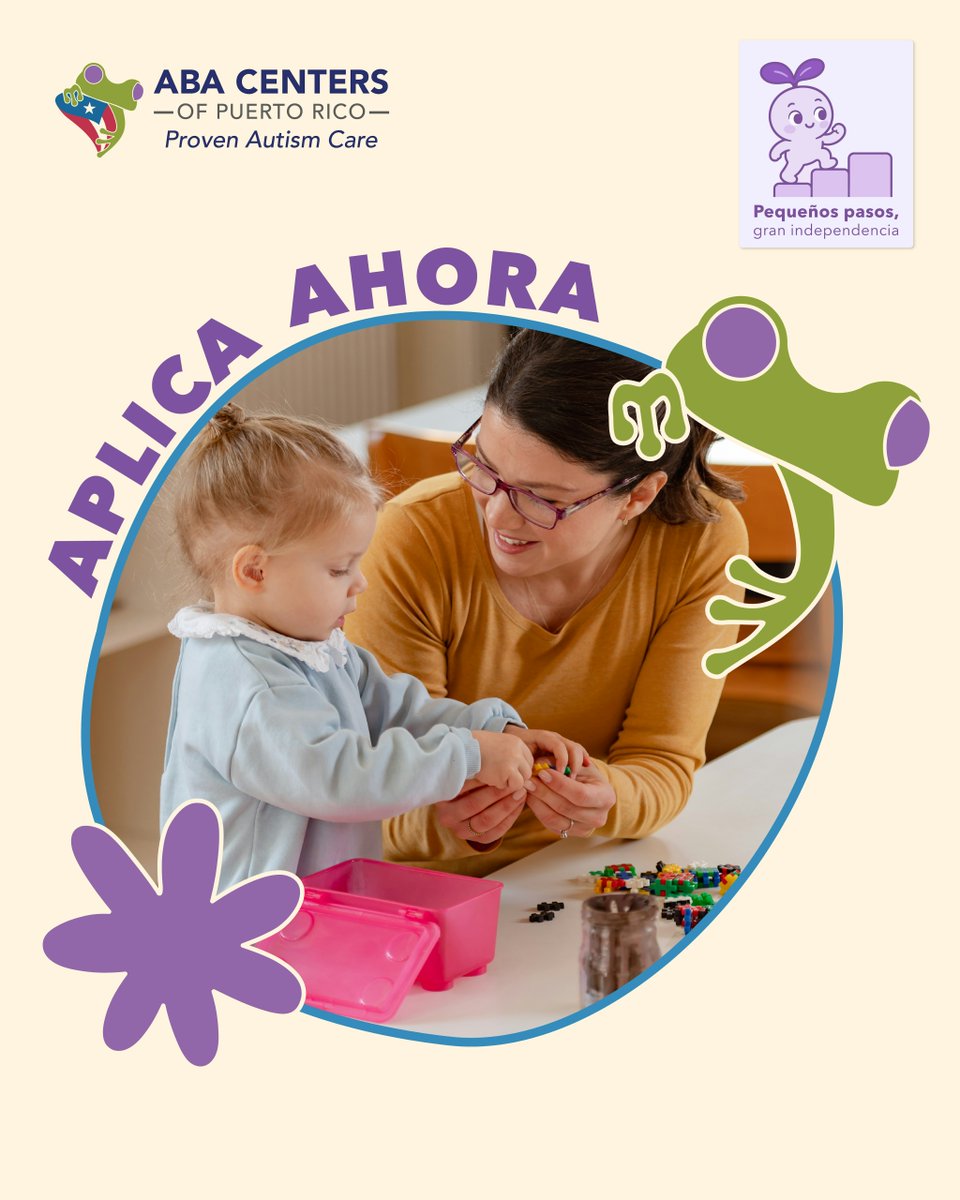 abacentersofpr's tweet photo. El cuidado se siente diferente cuando un niño sabe que está seguro, apoyado y realmente comprendido. Como BCBA o RBT, ayudas a crear esa confianza cada día. 🌟

En ABA Centers of Puerto Rico, creemos en el progreso en todas sus formas. Si buscas un trabajo con propósito, explora nuestras posiciones disponibles hoy.

¡Tu futuro comienza hoy! Postúlate a nuestras “Vacantes Disponibles” haciendo clic aquí: https://t.co/umnQw8q3Hd.

#ABACentersOfPuertoRico #Vacantes #TrabajaConNosotros