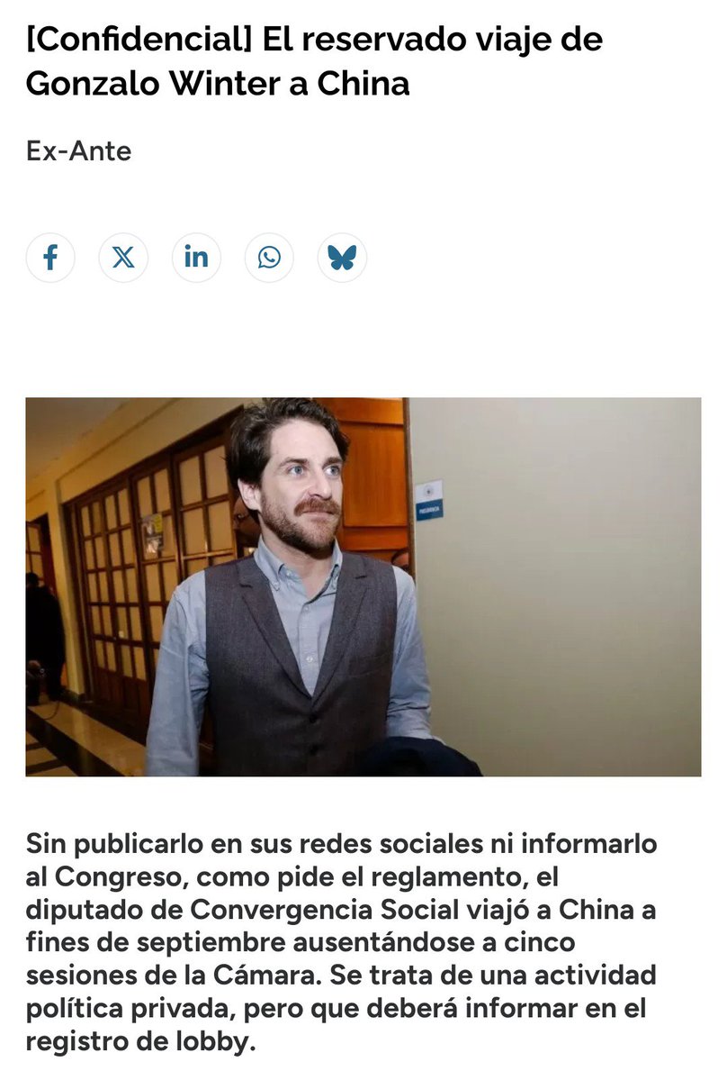 The_SoftMachine's tweet photo. @gonzalowinter Todavía no sabemos que fuiste a hacer a China que era tan importante que no notificaste al congreso. https://t.co/z3Mn651w3U