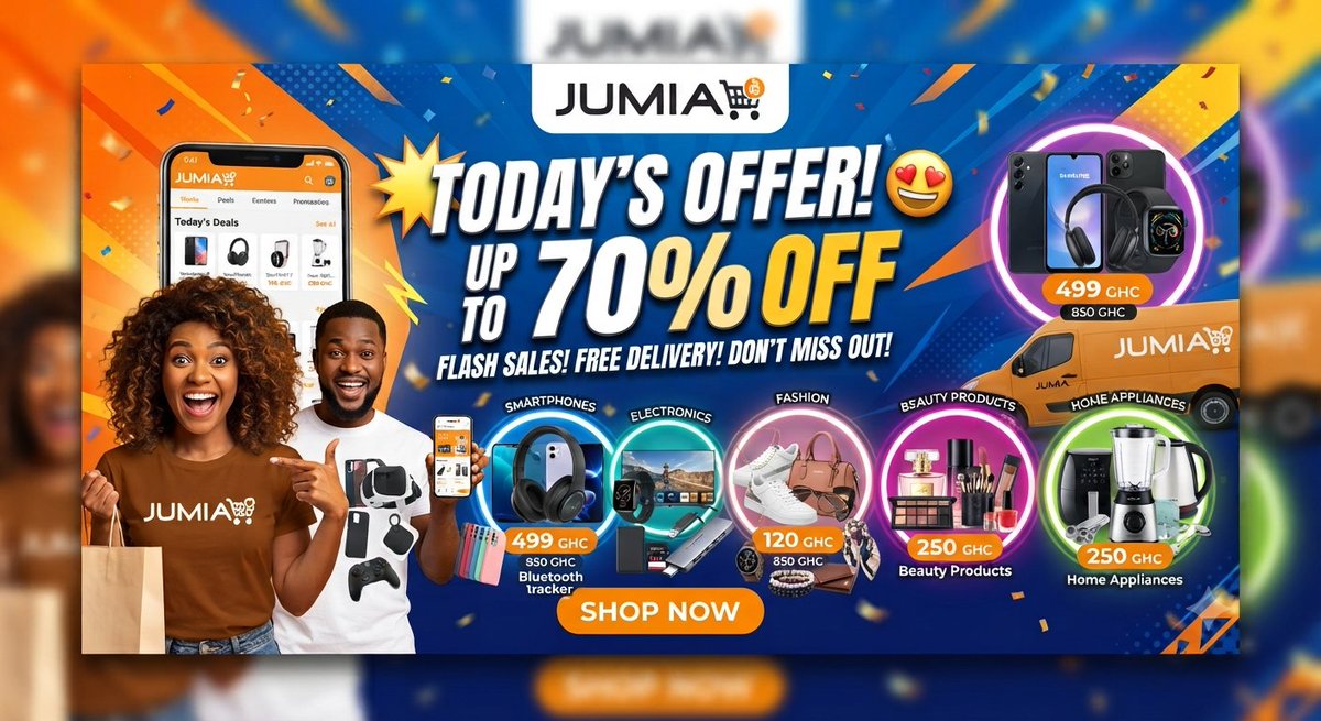 SWAGGELI3's tweet photo. @MrCharlesky https://t.co/CMDNRYJQvt
🔥 Jumia Today Only! 🛍️

Don't miss out! Get up to 70% OFF on amazing deals today. Shop your favorite products before the offers end! 🎉

#Jumia #70Off #Deals #ShopNow #Kenya https://t.co/u6gxlJOFS0