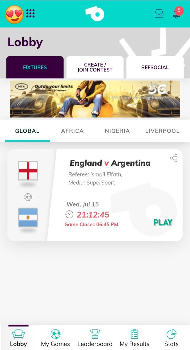 ReFSocialapp's tweet photo. #FIFAWorldCup2026 #ReFSocial 
#JourneyToFinal H2H
Join now 👀📲 https://t.co/frPN6ZRK9Q 

● @Osas88
● @Seanadex

● @LordVincent
● @Emmalex

● @IamAlphaLA
● @Peteru211 

● @Hismercy01
● @Maria

#England 🆚️ #Argentina
#ENGARG 

3 more games to go.... Who will win? 🤔 https://t.co/0vc349ViXM