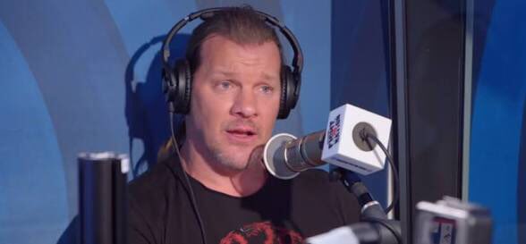 Erron_20's tweet photo. Chris Jericho says he would book Adolf Hitler if he was alive.

“Dude you gotta understand, he’s the complete package. Look. Mic skills. Character. Heat. If I could book him against someone like Hulk Hogan or Cody Rhodes it would easily sell out a stadium 

(Talk Is Jericho) https://t.co/KMUCxTqdC7