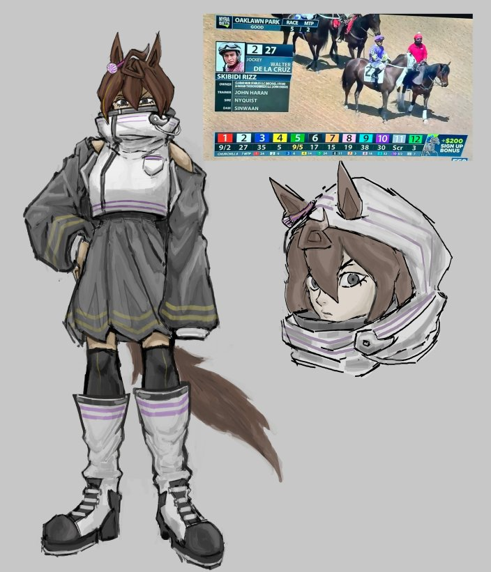 CloutfiendVT's tweet photo. @Dexerto Can't wait to see them added to Umamusume 
Art by @ChunkyBells https://t.co/Bjyl3BkGac
