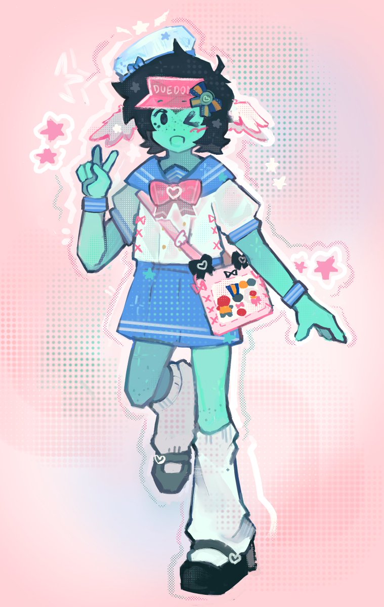 fortunetrapped's tweet photo. hi artfight attack on @/ buoyantq :thumbsupemoji: https://t.co/OSUYiAXDrB