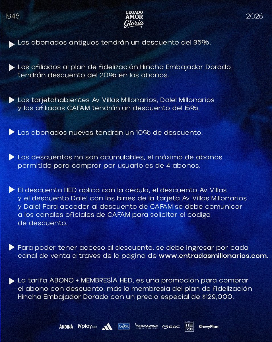 Millonarios FC tweet media