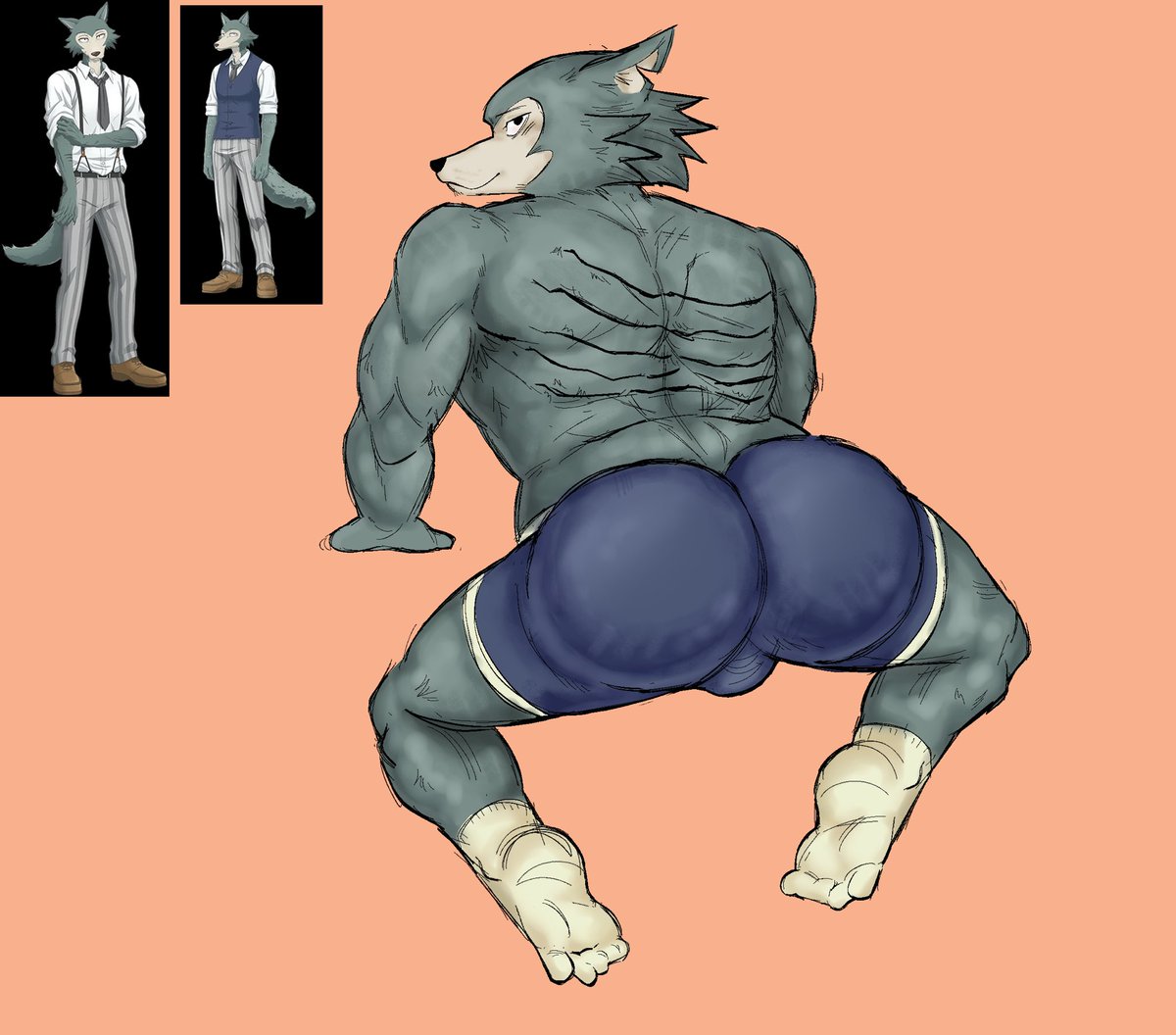 HandheldPossum's tweet photo. Legoshi WIP, felt like i needed to post smth https://t.co/Ugfju6SVm7