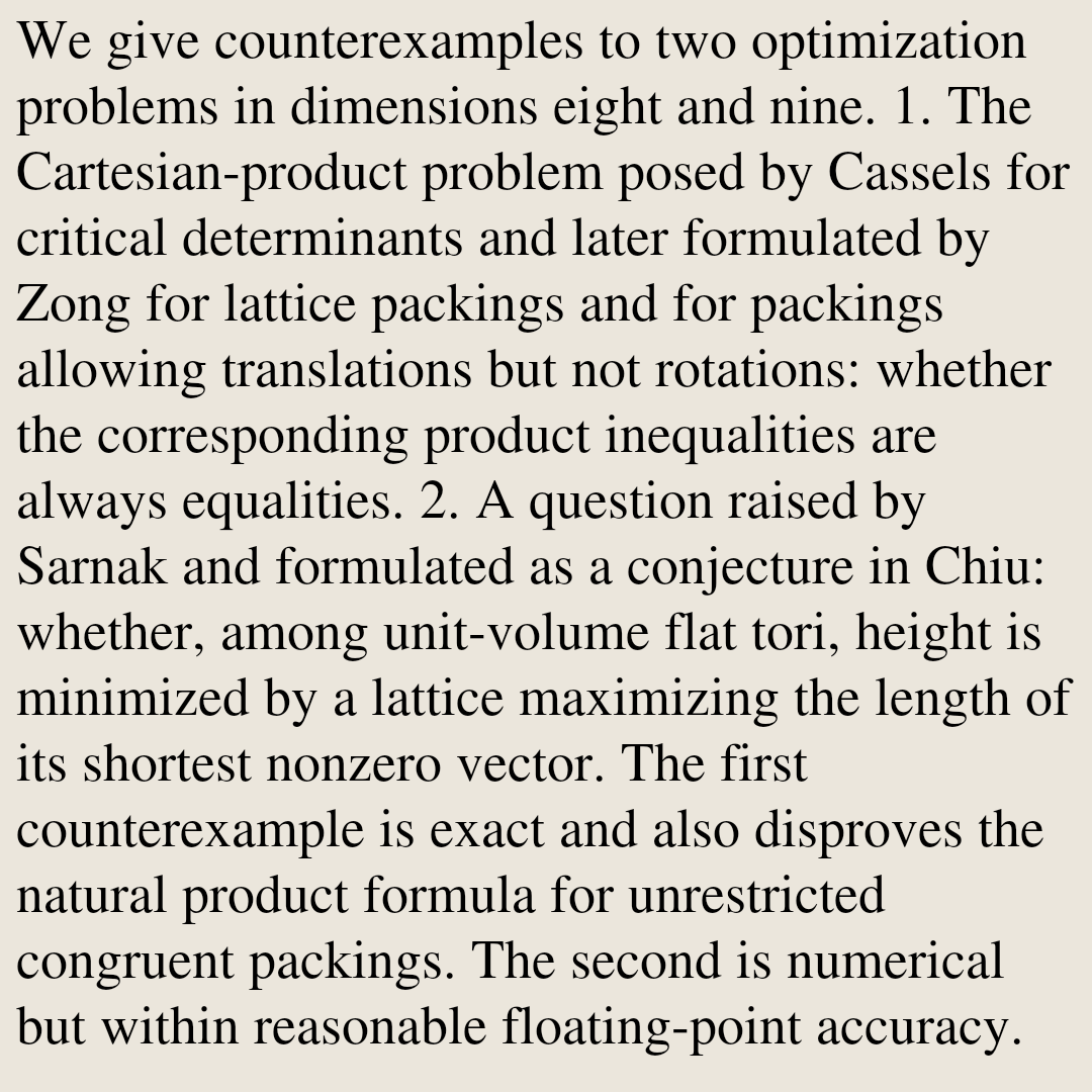 MetricGeometry's tweet photo. On two counterexamples in the geometry of numbers

Nihar Gargava
https://t.co/wjPC5mbmQu [𝚖𝚊𝚝𝚑.𝙼𝙶 𝚖𝚊𝚝𝚑.𝚂𝙿] https://t.co/K0eJ0Eg1d4
