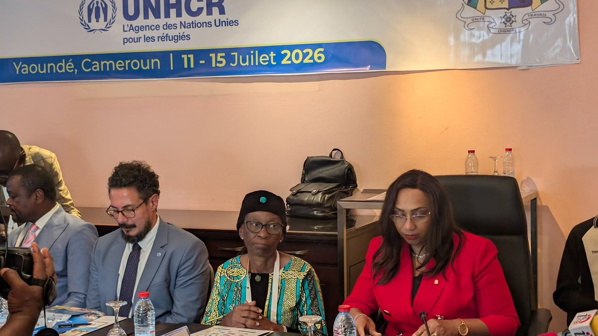 Saoudine08's tweet photo. Honoured to have represented UNHCR today at the 1st Tripartite Commission on the voluntary repatriation of Central African refugees residing in Cameroon. The communiqué signed in Yaoundé reaffirms our collective commitment to ensuring that returns are voluntary, safe, dignified. https://t.co/jAknIqFAf9