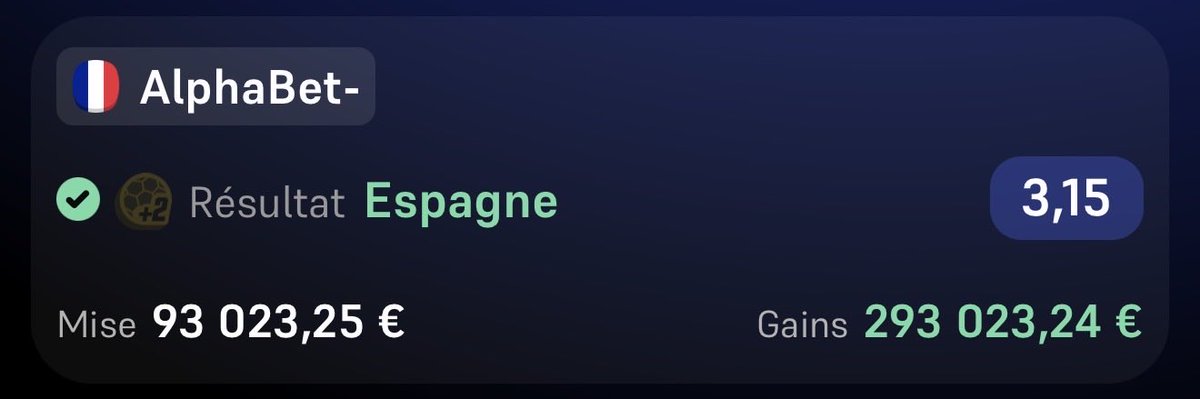 Ryry935's tweet photo. @alphavaluebet Gg https://t.co/PawnCbuSie