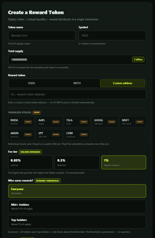 Quiverpad's tweet photo. PadQuiver offers an easy solution to deploy tokens on Robinhood.

Decide who gets rewarded. 

It's time to give back to the holders. https://t.co/eP2zkfyt7q