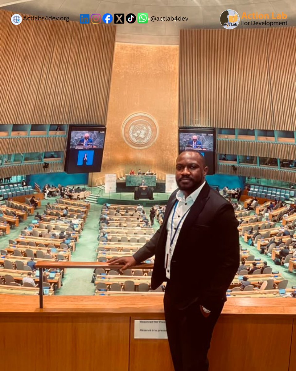ActLab4Dev's tweet photo. It’s Day 5 of the #HLPF2026! Today, three of our delegates attended the HLPF 2026 Ministerial Opening and General Debate in the General Assembly, with Yiming Song also joining the Goals Lounge session “Beyond GDP: Moving from Analysis to Impact”.
#ACTLAB https://t.co/N2xwVxvn4H