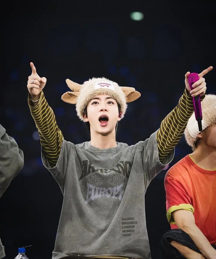 同じ人が同じポーズしててこんなに違うことあるのか…… #Jin #진