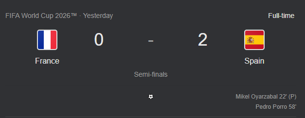 XGterminal's tweet photo. 4 for 4, XG-Terminal doesnt lose. would be score perfect, france had many chances.
what match do you want to see next?
#spain #france #mbappe #forexamplenothing #worldcup https://t.co/JgAGf206Jo