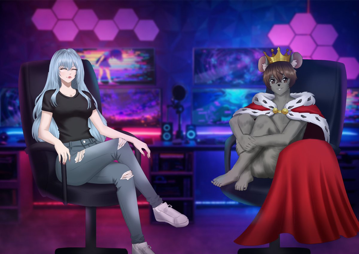 caseyhouuVT's tweet photo. Just received my collab art and it looks amazing to me write down your reviews in the comments!!

Partner Vtuber: @RATKING4854381 
Mama Artist: @KyokiChanArt 

💟Really enjoyed working with her, she's such an awesome and kind soul <3💟

#VTuberCommunity #ENVtuber #CollabArt https://t.co/lDBcsHJqxD