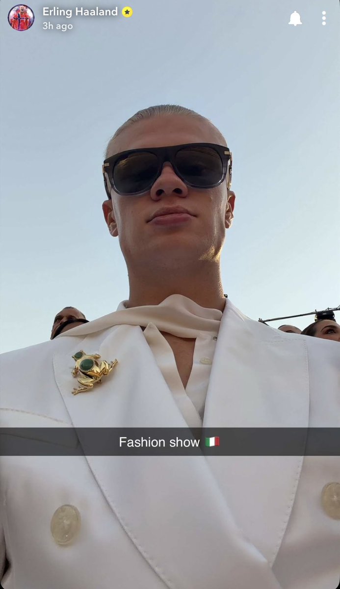 Erling Haaland Snapchat Updates tweet media