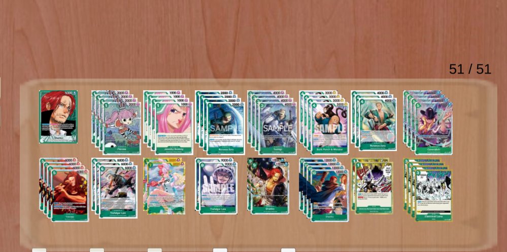Twintalks_'s tweet photo. So here is my first draft of Green Shanks! Not everything has been revealed but this makes so much sense to me for now.

You set up a field with 5c weenies and just 10c Shanks!
4c Rorona Zoro protects you in the mirror from their shanks.

Suggestions are welcomed! https://t.co/ss9nilUfJ3