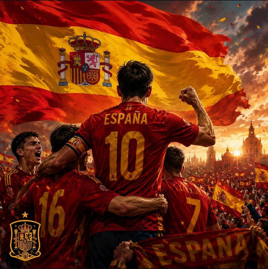 BTS_LOVE_SPAIN's tweet photo. Conseguimos la final soñada: España + BTS!!!!! 🇪🇸💃🏼🎉🎉
#FinalHalfTimeShow #FIFAWorldCup2026
#Mundial2026 #BTS https://t.co/AKGwz48Iv8