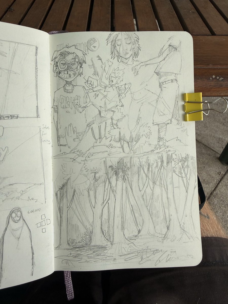 vaughanhere's tweet photo. sketchbook page https://t.co/bMJXkqjRBR