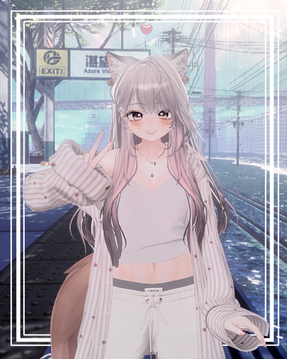 Haram__o3o's tweet photo. やっほー！🌸
おはよう〜！☀️✨
今日も素敵な一日になりますように🤍
#Manuka3D #VRChatPhotos #VRChat https://t.co/52wAC3H4Ji