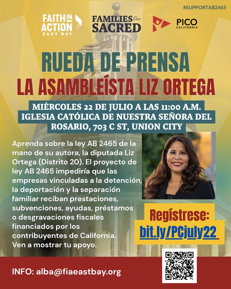 FIAEastBay's tweet photo. Come show your support for AB 2465! Register: https://t.co/txKoXrqKVK
#FamiliesAreSacred #KeepFamiliesTogether #AB2465 #LasFamiliasSonSagradas https://t.co/GYwAQmqtgZ