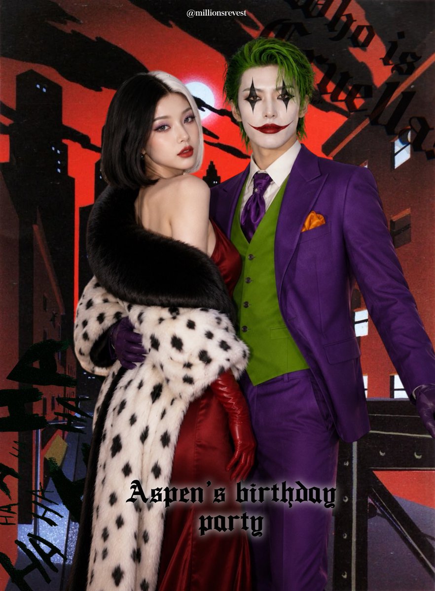 millionsrevest's tweet photo. ゛⠀ ៸ ⠀ ˖ ⠀ ݁ 𝐿𝑦𝑑𝑒´𝕤 𝙣𝙚𝙬 𝗉𝗈𝗌𝗍. . . 𖤐
We’re villians. Happy Birthday Aspen #AspenDay https://t.co/Y8y8qINqiQ