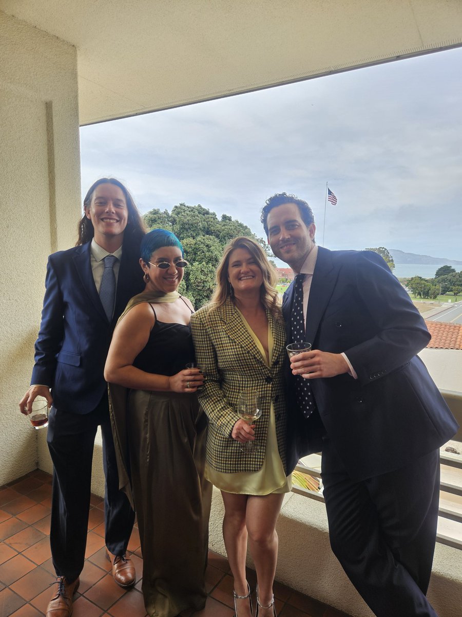 pandaskitchen's tweet photo. In case yall were wondering, Andrew and I looked cute as hell at our friends' wedding this weekend. Cute as buttons. https://t.co/HY6YdFi6Qd