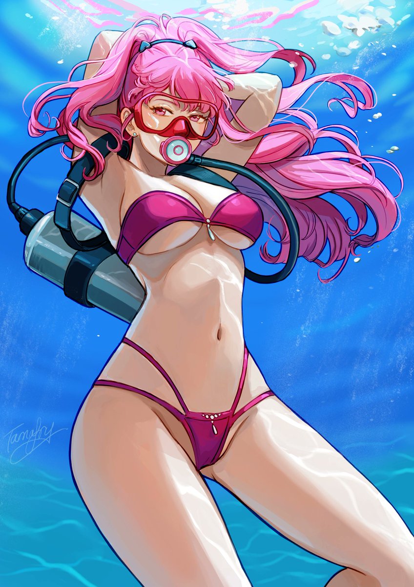 tamafries's tweet photo. Hilda scuba #fe3h #feh https://t.co/w2mcZPIezq