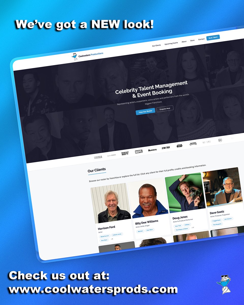 derekmaki's tweet photo. Coolwaters' official website has a whole new look and now works on all devices! www.coolwatersprods.comsee anything odd on the site do let us know, we want to fix it right away. special thanks Mike Overton for the amazing overhaul Check him out also at: https://t.co/jnOaEmZ0jh https://t.co/hx13TyCaL0