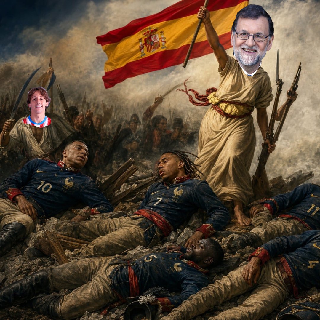 silviapaez's tweet photo. Si Mbappe le hubiese preguntado a Doja Cat cómo le fue, intentando humillar paraguayos, se hubiesen ahorrado quedar tan traumatizados. Ahora la maldición les cayó hasta que incluso el mismísimo Pombero les perdone. O no.
Joyeux 14 juillet! https://t.co/QKcClO7C9K