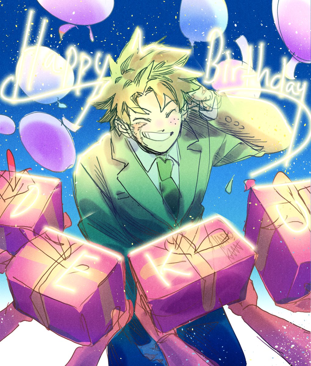 harukami_art's tweet photo. HAPPY BIRTHDAY IZUKU💚
#緑谷出久生誕祭2026 
#緑谷出久誕生祭2026 https://t.co/TqMnVVTBpv