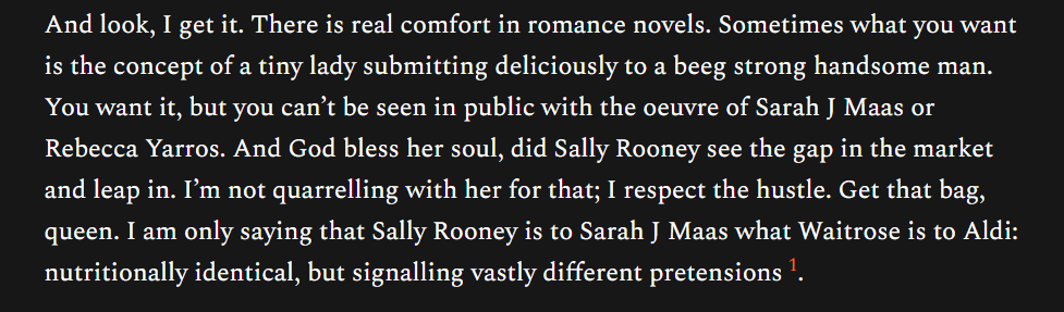 itsevidentvery's tweet photo. On reviewing Sally Rooney's Normal People aka Romantasy For Your Daunt Books Tote Bag: https://t.co/4PIP7VZ3Mk