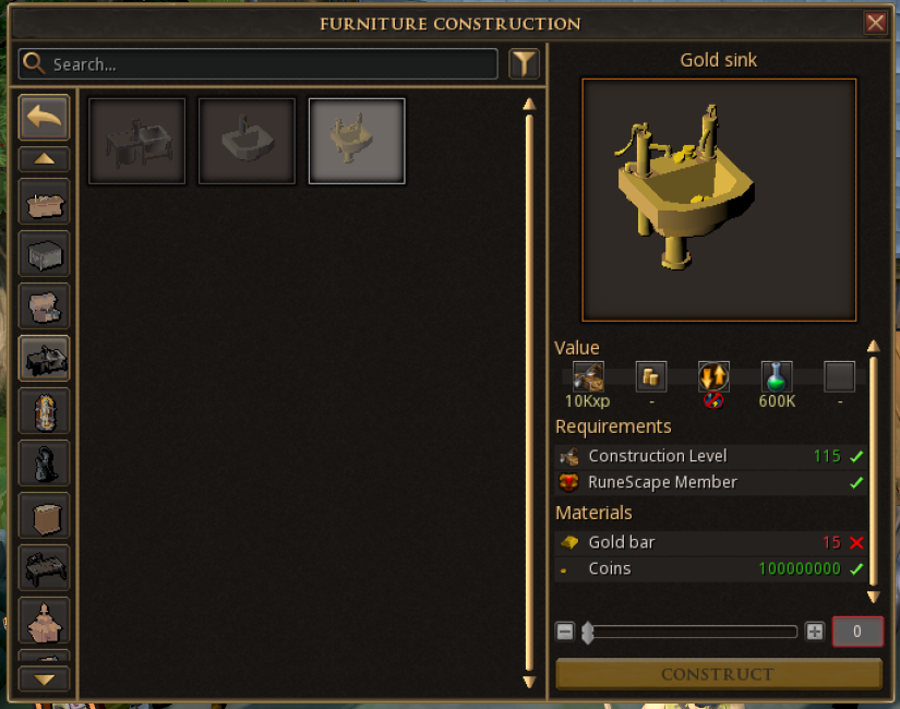 Zaphreon's tweet photo. RS3 added a literal gold sink https://t.co/cofDBohco8