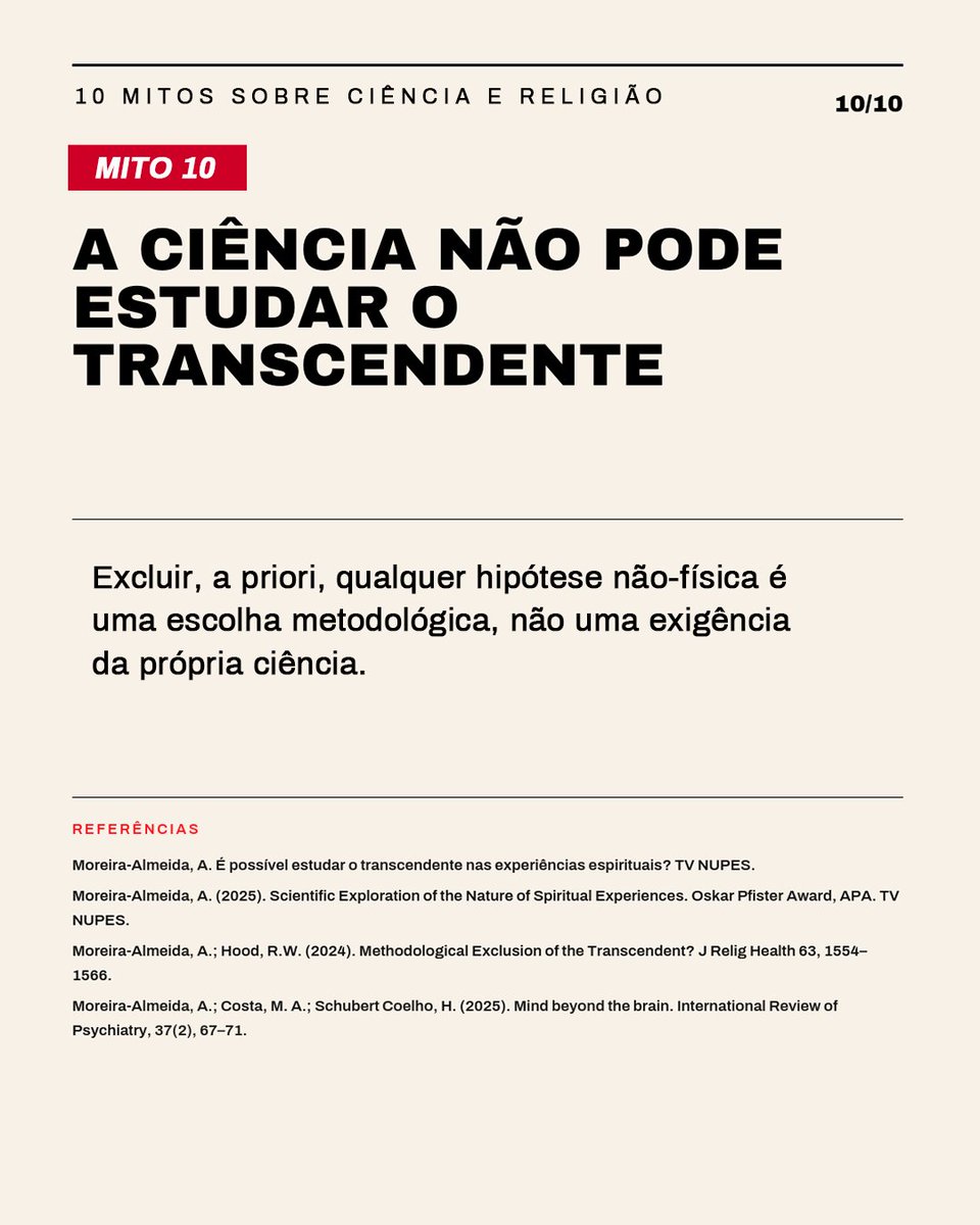 alexnupes's tweet photo. revelam sobre o comportamento humano e a fé.
Porque o limite da ciência é apenas uma escolha de método, e não uma barreira para a espiritualidade.

Veja o vídeo da TV NUPES:
Quiz: 10 questões para testar seus conhecimentos sobre a relação Ciência e Religião. 👇 https://t.co/tMPX8GbEYs