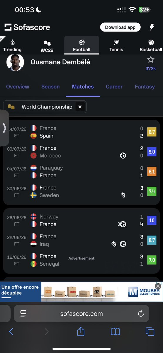 _rbertt's tweet photo. @MessiahYaniss16 mddrrr oui oui tqt tu vas sortir la même pour olise je suppose la saison de dembele est excellente et ça va pas être remis en question pour ce match d’ailleurs sa cdm est pas degueu https://t.co/SVcLwaCO0Q