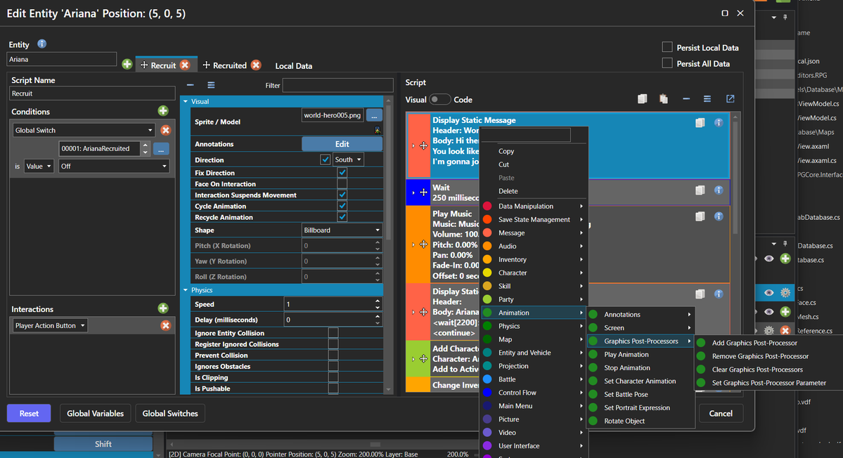 rpgarchitectoff's tweet photo. Do you like Graphics Post-Processing?  How about some commands to support toggling them?  And maybe some data sources, no? https://t.co/73oEexYMCI