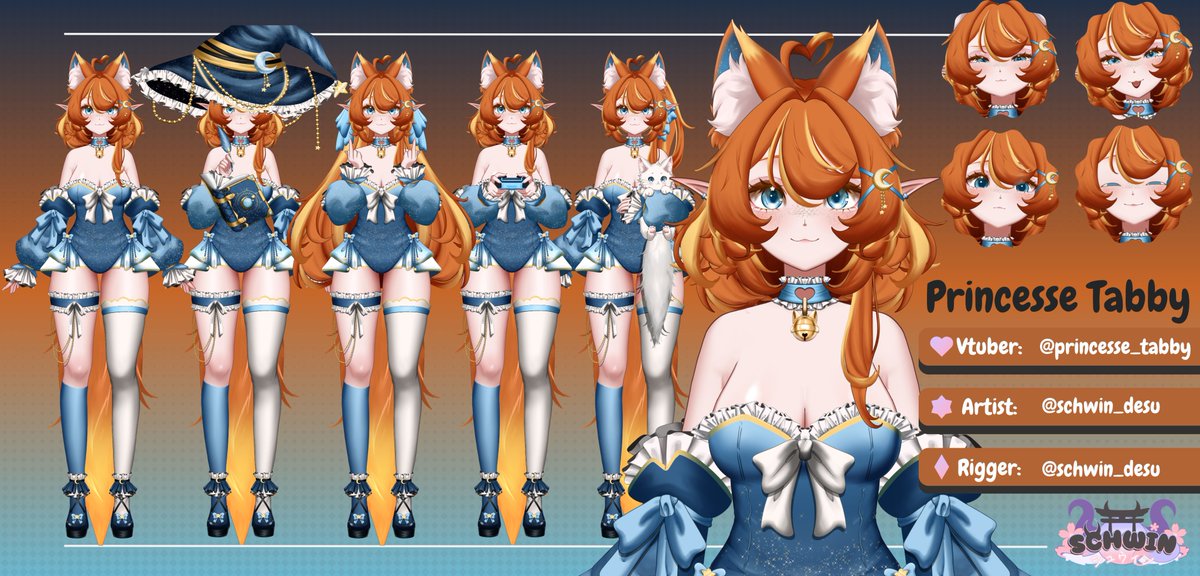 schwin_desu's tweet photo. It was a pleasure to bring your magnifique model to life, Tabby!

I enjoyed the whole process, and it turned out sooooooo cute!

Thank you again for all trust ma vbaby, ma plus mignonne petite chatonne ! ✨💕 https://t.co/X3p4pfoaQk