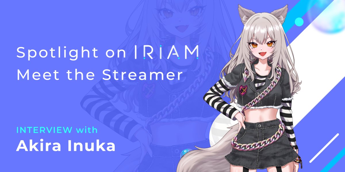 IRIAM_US's tweet photo. "Everywan’s welcome here! Come join the pack!" 

In the new #SpotlightOnIRIAM, Akira Inuka (@AkiraInukaVT) shares how she went from a nervous first stream to a beloved community — plus her go-to tips for anywan just getting started streaming! 🐺

More: https://t.co/HBMpGRZJYe https://t.co/HYjgKlDdr2