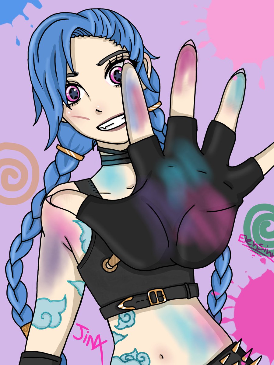 Uns_desenhoss's tweet photo. Jinx 💙 #ArcaneArt #jinx #leagueoflegendfanart #jogo #art https://t.co/9i6zVeS61q