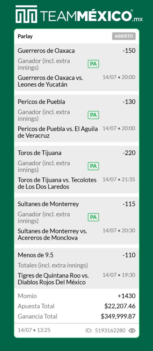 Picks de Cristian Rey 👑 y Gallito vip tweet media