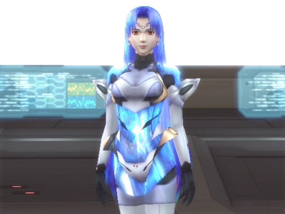BananaLinks_V's tweet photo. This KOS-MOS design is not bad but yeah I prefer the other three designs for her https://t.co/heOGkOakS8