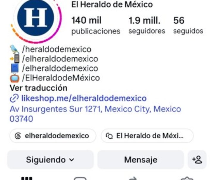 Alexfloresm9's tweet photo. @heraldodemexico Muchas muchas gracias 🫂 https://t.co/XdK6Vxiawc