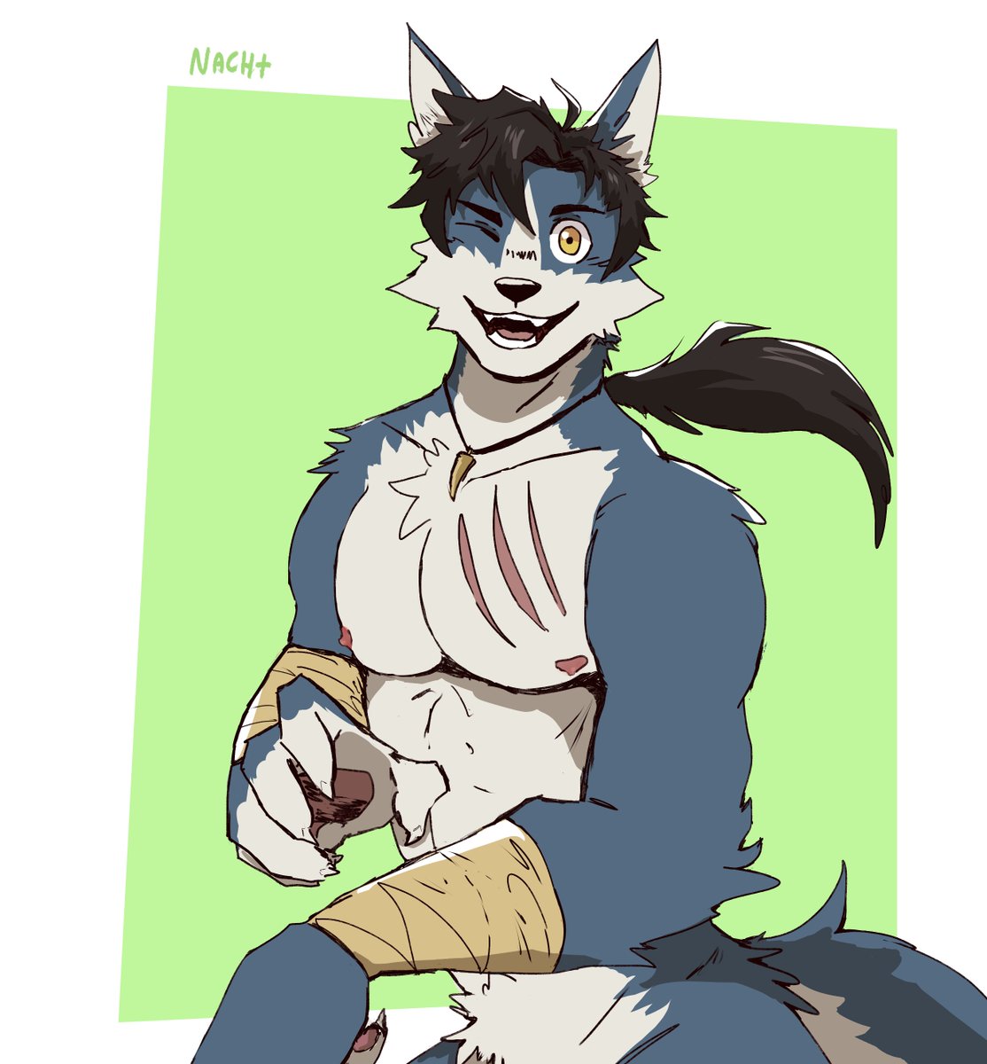 Nacht_art's tweet photo. Tribal wolf! 🍃

Support my work on 🅿️atreon for more content!

#furryart #furrygay #digitalart #characterart #kemonoart #ケモノ https://t.co/mg1eA8DaEj