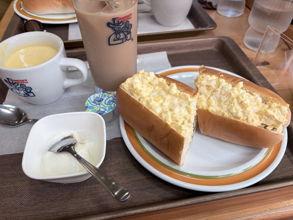 Unnatural017's tweet photo. 朝食コメダです https://t.co/4ZRHX0gdhM
