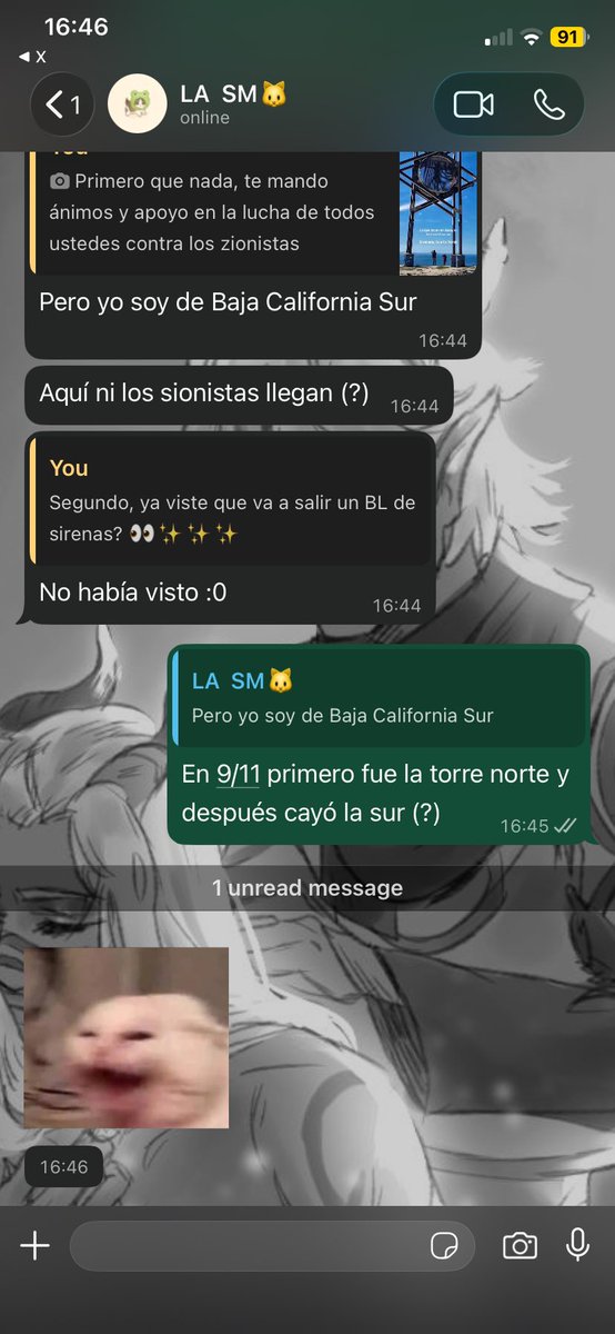 Teff_Salvent's tweet photo. Ex y yo discutiendo la llegada Zionista a Baja California (y nuevos BLs) https://t.co/uDRR9ffzE7