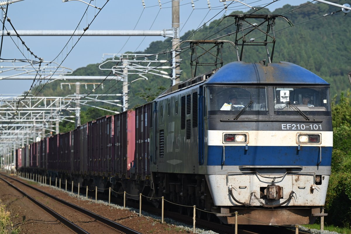 6308w's tweet photo. 2026.07.15 07:18
三河大塚〜愛知御津
2078レ
EF210-101＋コキ12B https://t.co/lalgXVogvw