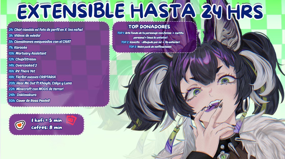 zeress_fang's tweet photo. ARDIDITOS 🔥

Mañana empieza el extensible! La vdd así como que mucha fe no tengo pero se va a hacer lo que se pueda! Vamos a jugar a un montón de cosas de terror!

Espero verlos mañana!💚 https://t.co/Q5uUgcUWx3