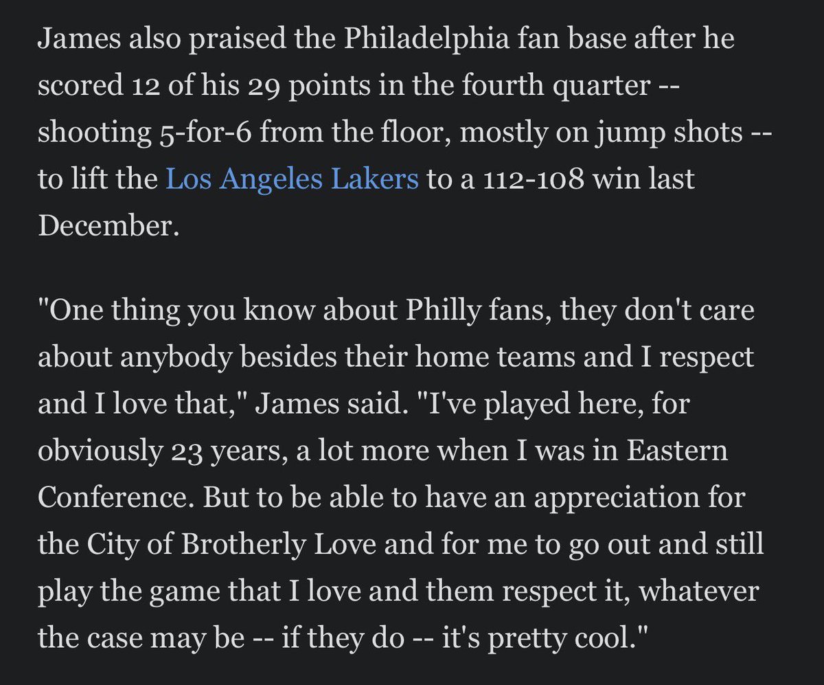 JoshReynolds24's tweet photo. Tyrese Maxey, Joel Embiid &amp; Jaylen Brown have all been in contact with LeBron James according to @mcten’s latest article…

Some really good nuggets from it 👀👀👀 https://t.co/LKva9xGBf2