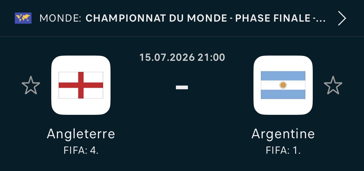 b7_angelo's tweet photo. On revient très fort demain avec une énorme affiche : 
🔥🏴󠁧󠁢󠁥󠁮󠁧󠁿 Angleterre vs Argentine 🇦🇷🔥 https://t.co/dbZGsMxIcb